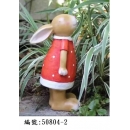 兔子擺飾 y15558立體雕塑.擺飾  立體擺飾系列   動物.人物系列 -共2款
